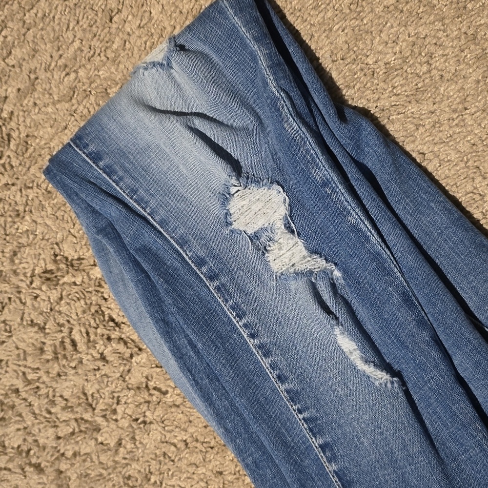 NWOT ladies KanCan jeans with rips skinny blue jeans size 1 waist 24 😍 - Picture 12 of 12